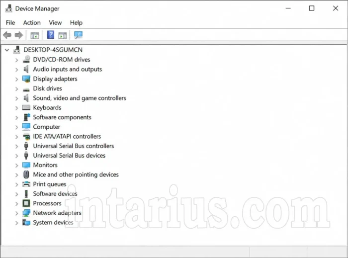 window Device Manager 1