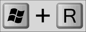 Win + R keyboard shortcut